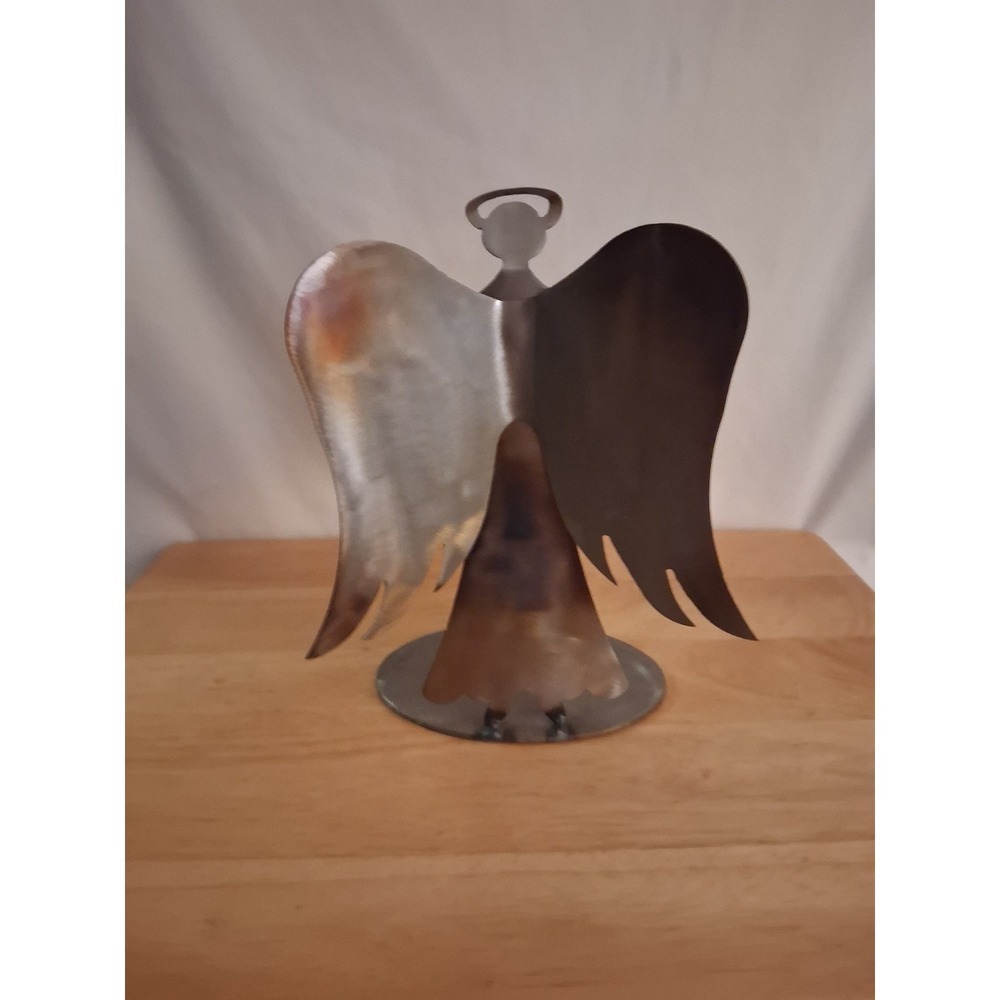 Metal Candle Holder 10 inches tall and 7 inches wide - Picture 4 of 4